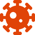 COVID icon - Our People orange_solid