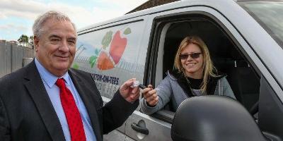 Image of Stockton-on-Tees food poverty van