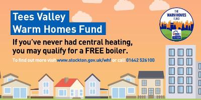 Tees Valley warm homes fund advertisement