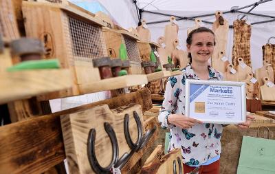 Fat Rabbit Crafts owner Coral at Stockton Market