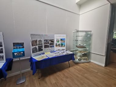 The archaeological dig exhibition which took place in Stockton library