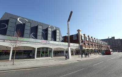 Castlegate Shopping Centre from Stockton High Street