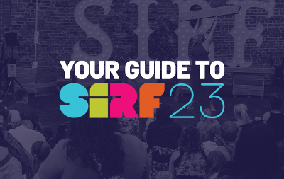 Text says "YOUR GUIDE TO SIRF23"