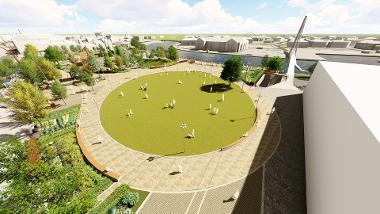 oval lawn stockton waterfront cgi