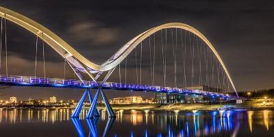 Image of Stockton on Tees infinity bridge 