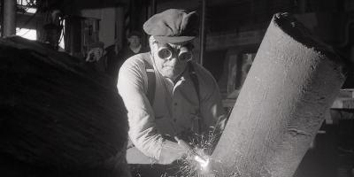 Image of Thornaby old industrial worker