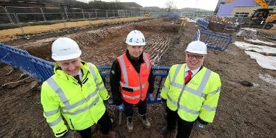 Image of landscaping for Stockton's new leisure development