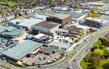 CGI showing the new developed site in Thornaby town centre including the former Golden Eagle hotel.