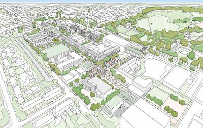 An artist's impression of how the redevelopment of Billingham town centre could look