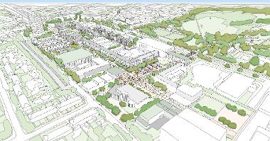 Conceptual images for the redevelopment of Billingham town centre