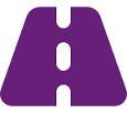 Road icon - Our Place Purple_solid