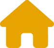 Yellow icon of a house