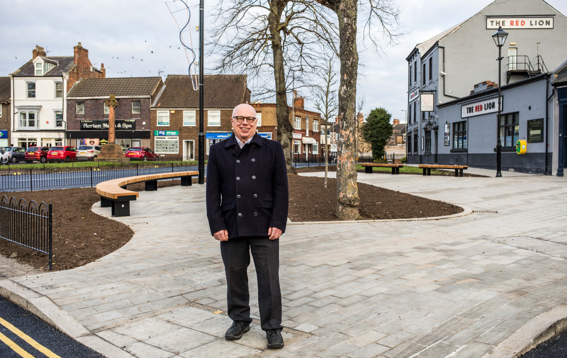 Councillor Nigel Cooke in Norton